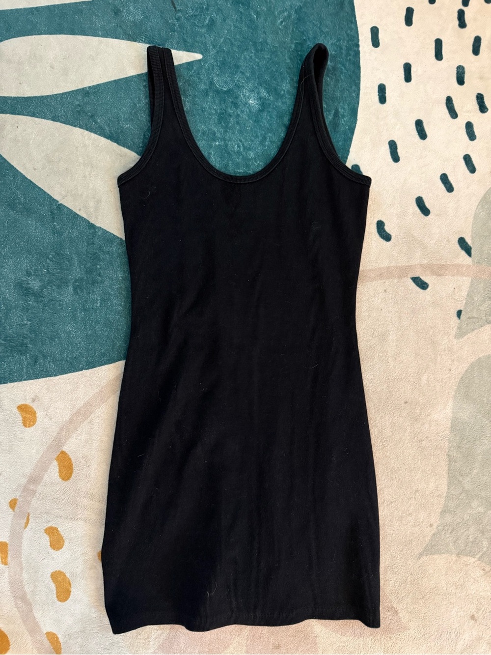 perfectwhitetee Black Mini Tank Dress